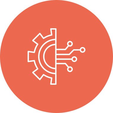 Dijital Dönüşüm Simgesi Sanatı