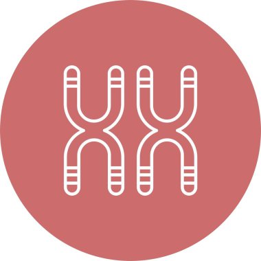 Kromozom Simgesi Simgesi Sanatı