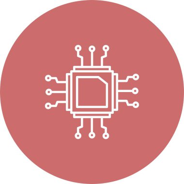 İşlemci Simgesi Sanatı