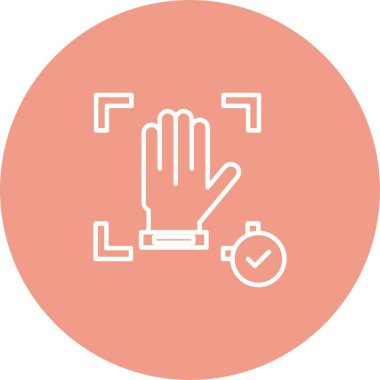 El Tanıma Simgesi Simgesi Sanatı