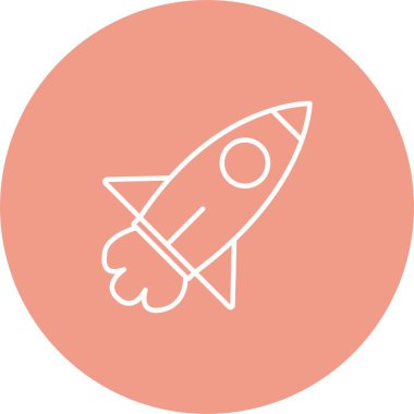 Roket Fırlatma Simgesi Sanatı