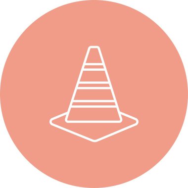 Trafik Konisi Simgesi Sanatı