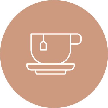 Çay Kadehi Simgesi Sanatı