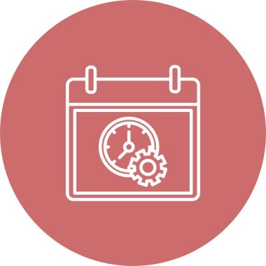 Zaman Yönetimi Simgesi Sanatı