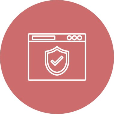 Web Güvenlik Simgesi Sanatı