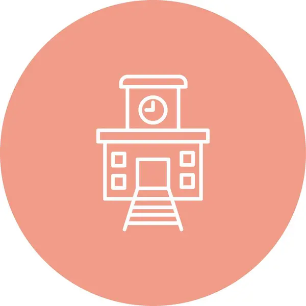 Tren İstasyonu Simgesi Sanatı