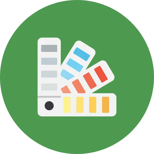 Renk Paleti Simgesi Simgesi Sanatı