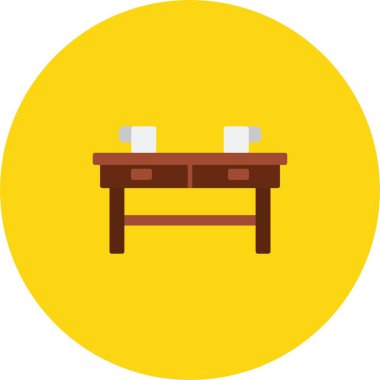 Kahve Masası Simgesi Sanatı