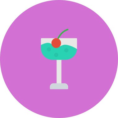 Kokteyl Simgesi Sembol Sanatı