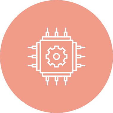 İşlemci Simgesi Sanatı