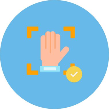 El Tanıma Simgesi Simgesi Sanatı