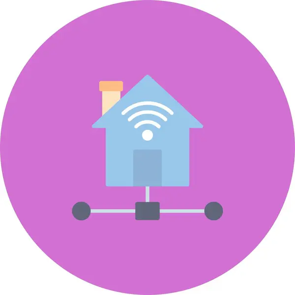 Akıllı Ev Simgesi Sanatı