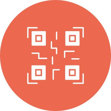 Qr Kod Simgesi Sanatı
