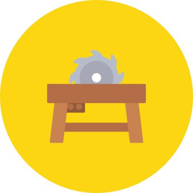 Tablo Testere Simgesi Sanatı