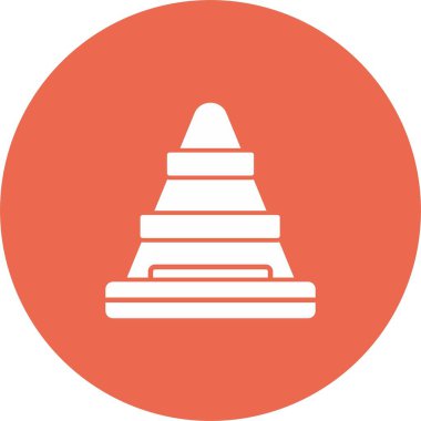 Trafik Konisi Simgesi Sanatı