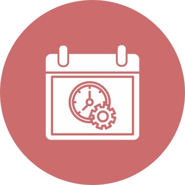 Zaman Yönetimi Simgesi Sanatı