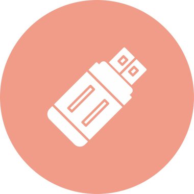 Usb Flash Sürücü Simgesi Sanatı