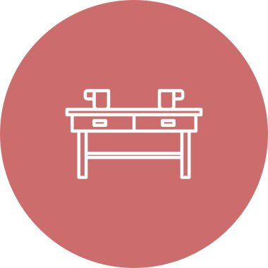 Kahve Masası Simgesi Sanatı