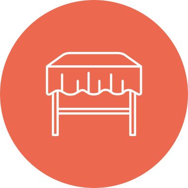 Yemek Masası Simgesi Sanatı