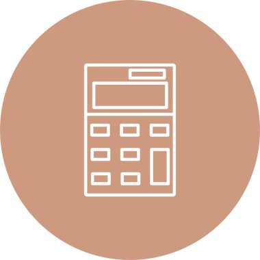 Hesap Makinesi Simgesi Sanatı