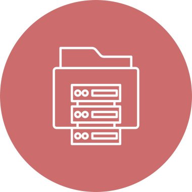 Veri Depolama Simgesi Sanatı