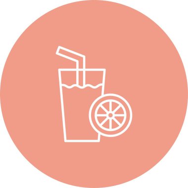 Taze Meyve Suyu Simgesi Sanatı