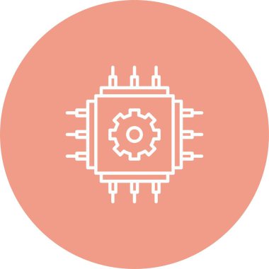 İşlemci Simgesi Sanatı