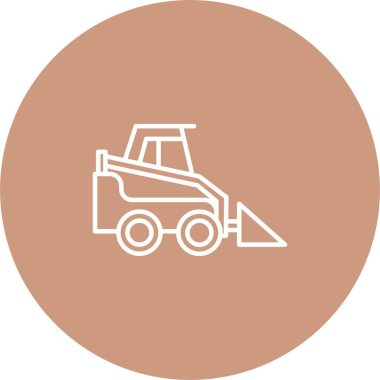 Tekerlek Yükleyici Simge Sanatı