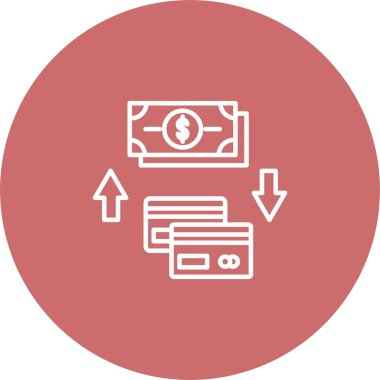 Tüccar Nakit İlerleme Simgesi Sanatı