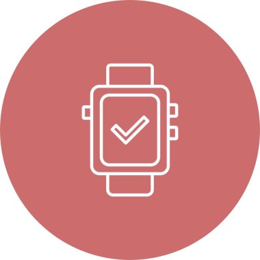 Akıllı saat simgesi. vektör illüstrasyonu