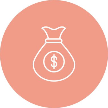 Para Torbası Simgesi Sanatı