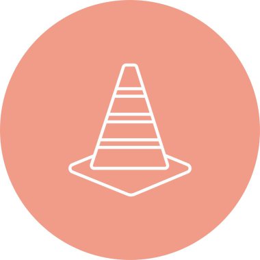 vektör koni simgesi illüstrasyonu