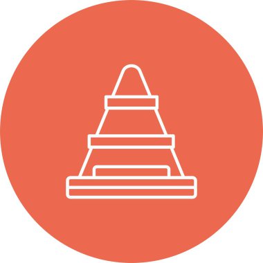 Trafik Konisi Simgesi Sanatı