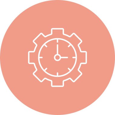 Zaman Yönetimi Simgesi Sanatı