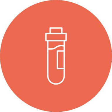 Test Tüpü Simgesi Sanatı