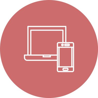 vektör telefon simgesi çizimi