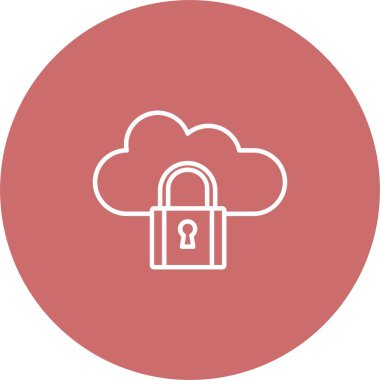 Kolayca düzenleyebilen ya da düzenleyebilen bulut hesap vektörü simgesi