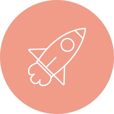 Roket Fırlatma Simgesi Sanatı