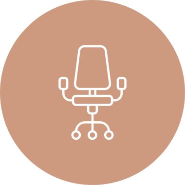 Masa Sandalyesi Simgesi Simgesi Sanatı