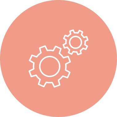 Vektör dişli simge tasarlamak