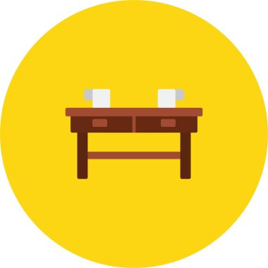 Kahve Masası Simgesi Sanatı