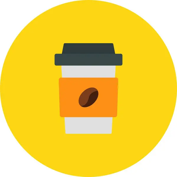 Kahve Kupası Simgesi Sanatı