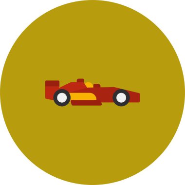 Yarış Arabası Simgesi Sanatı