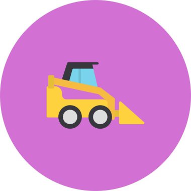 Tekerlek Yükleyici Simge Sanatı