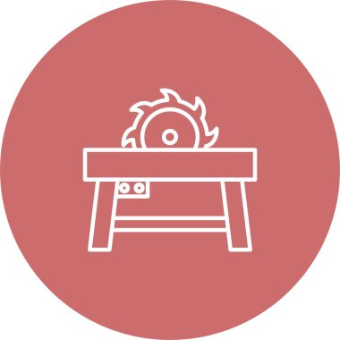 Tablo Testere Simgesi Sanatı