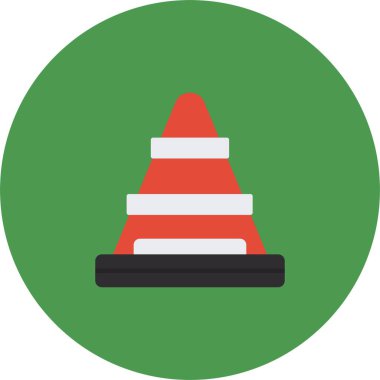 Trafik Konisi Simgesi Sanatı