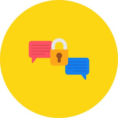 Konuşma Baloncuğu Simgesi Sanatı