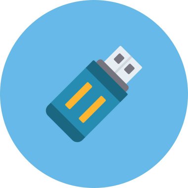 Usb Flash Sürücü Simgesi Sanatı