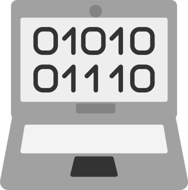 İkili Kod Simgesi Sanatı