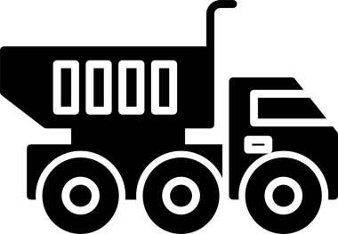 Kamyon Simgesi Simgesi Sanatını Dök